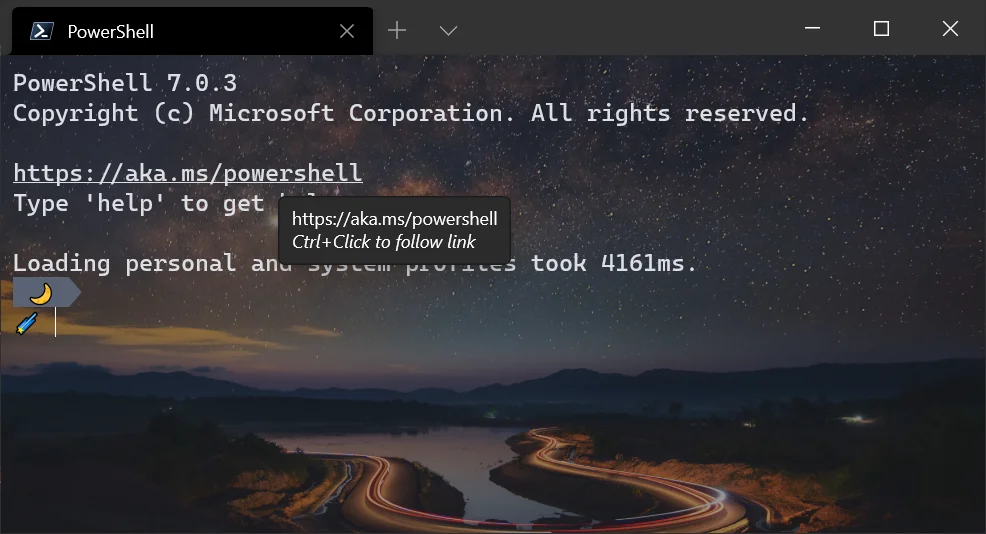 Windows Terminal illustration retained from the 2020 source article; not a screenshot of a current release. Windows Terminal screenshot from the 2020 archive