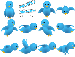 How to add Animated Flying Twitter Bird in Website